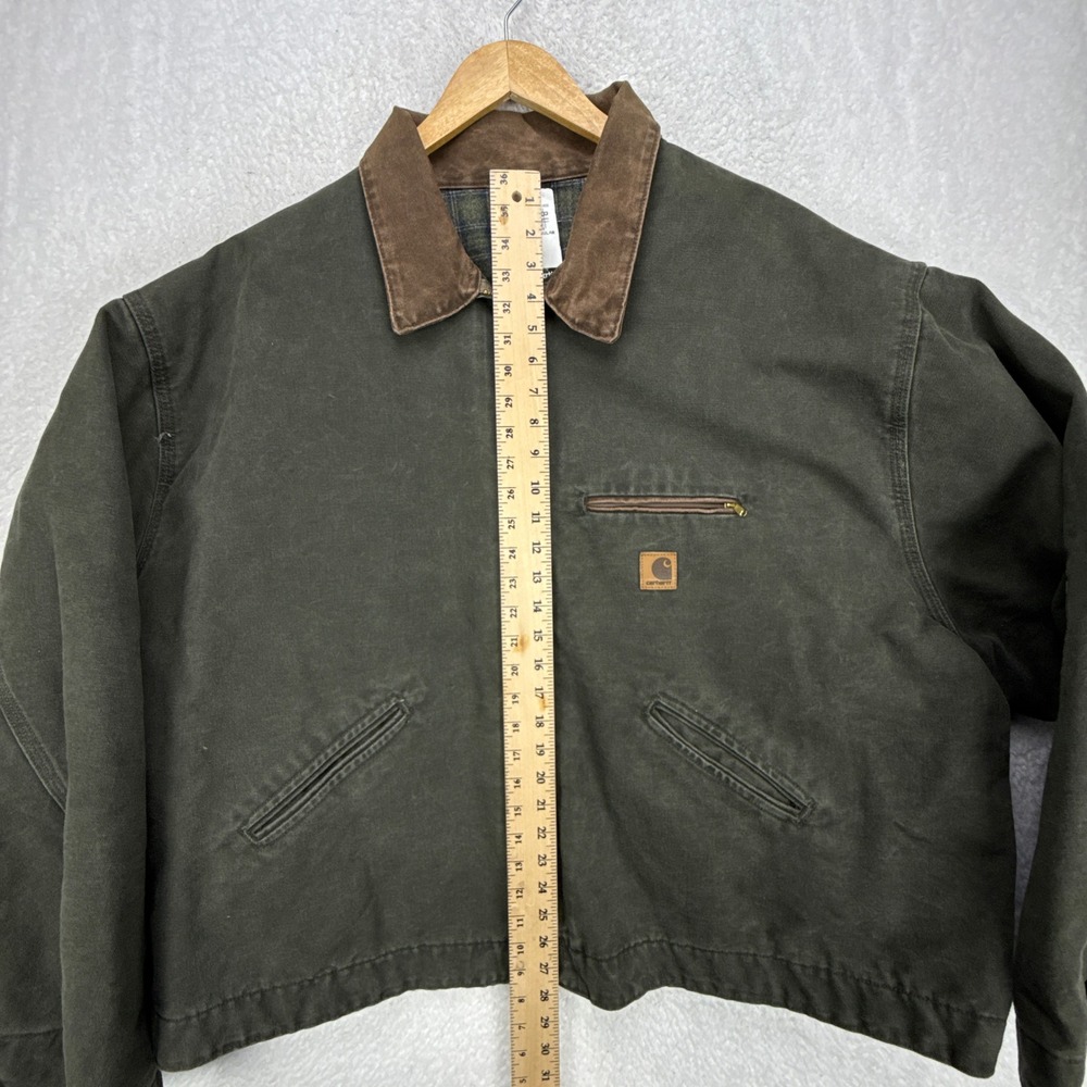 Carhartt Detroit Jacket Blanket Lined Mens 5XL J97 MOS Moss Green NWT NOS - Picture 6 of 16